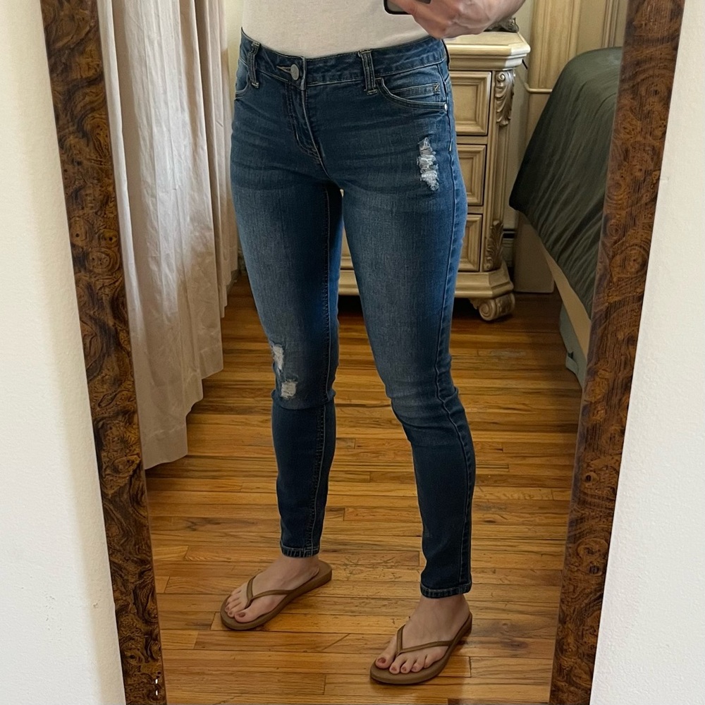 Y2K Justice Blue Jeans waist 26” - simply low super skinny